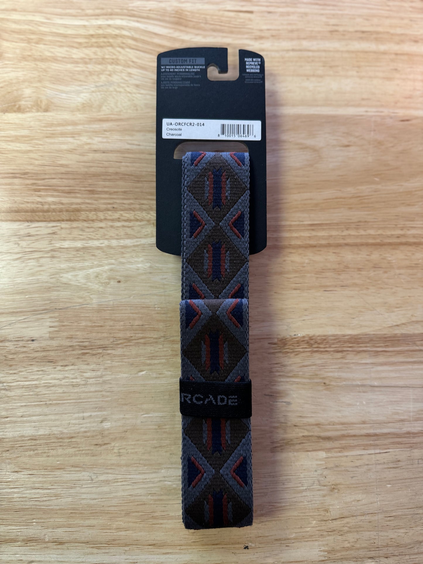 Charcoal Arcade Belt