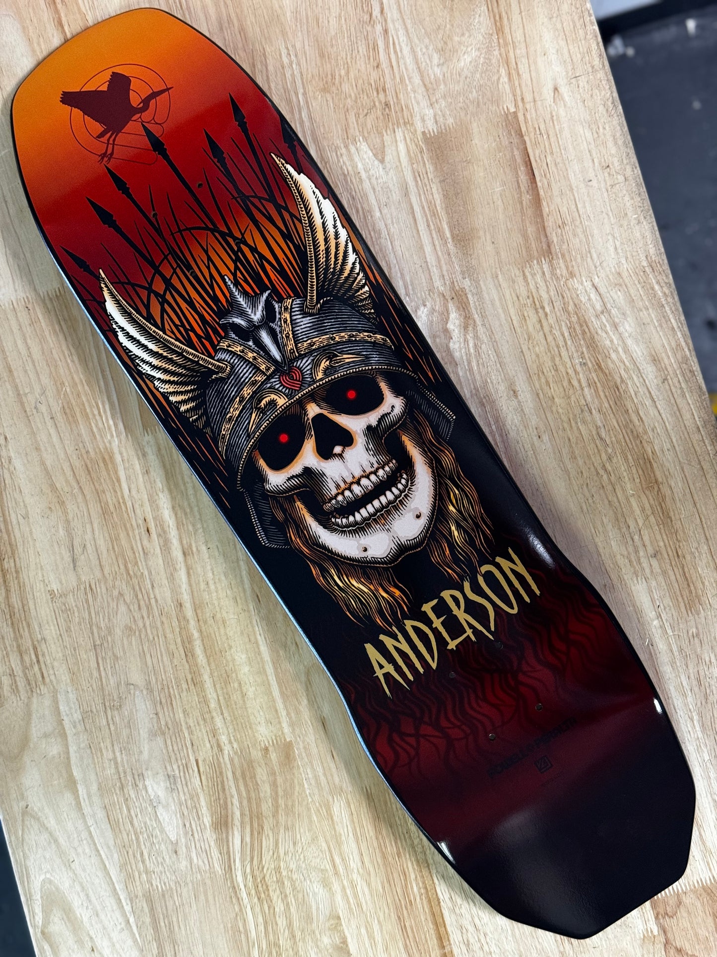 Powell Peralta Pro Andy Anderson Heron 7 ply Maple Skateboard