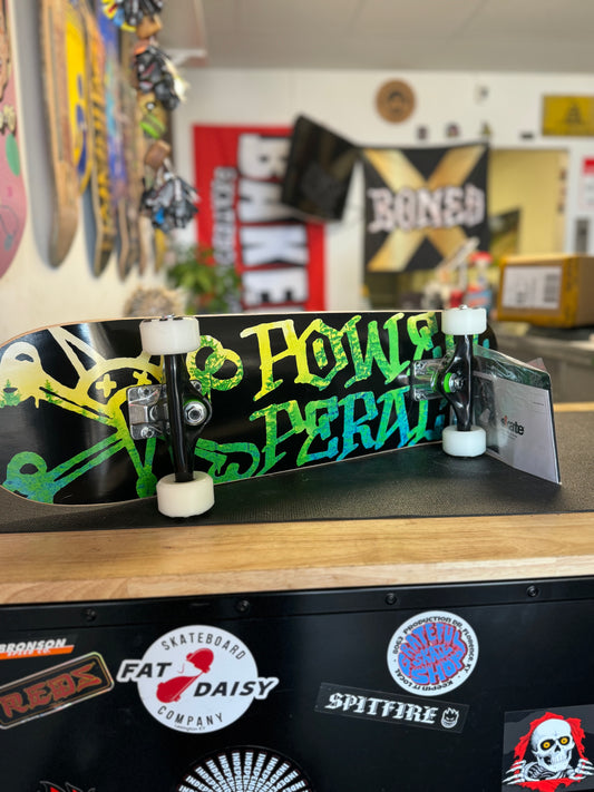 7.5x28.5 Powell Peralta Skate Rat Green mini complete