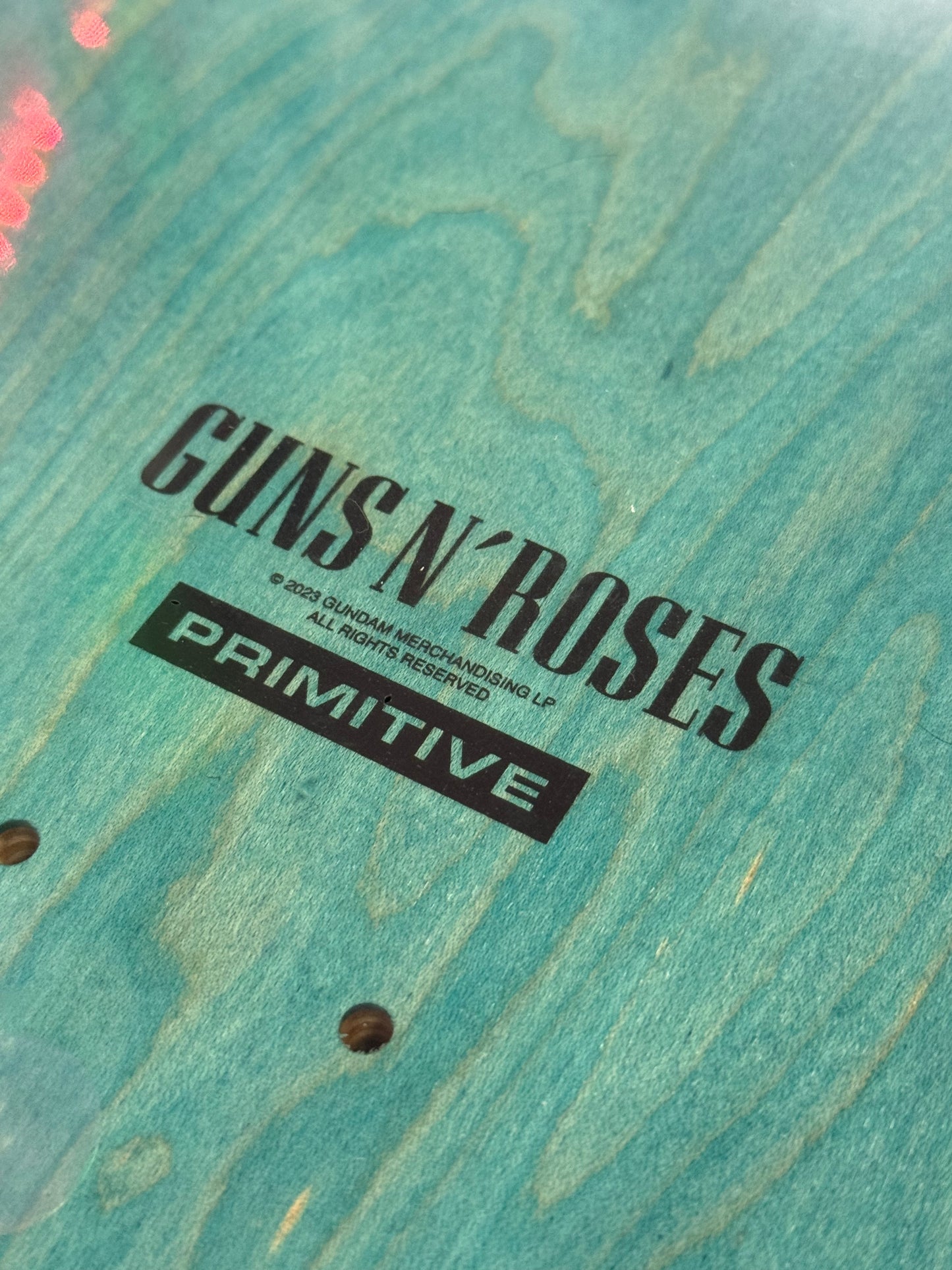 8.38 Guns N'Roses Primitive Skateboard Deck