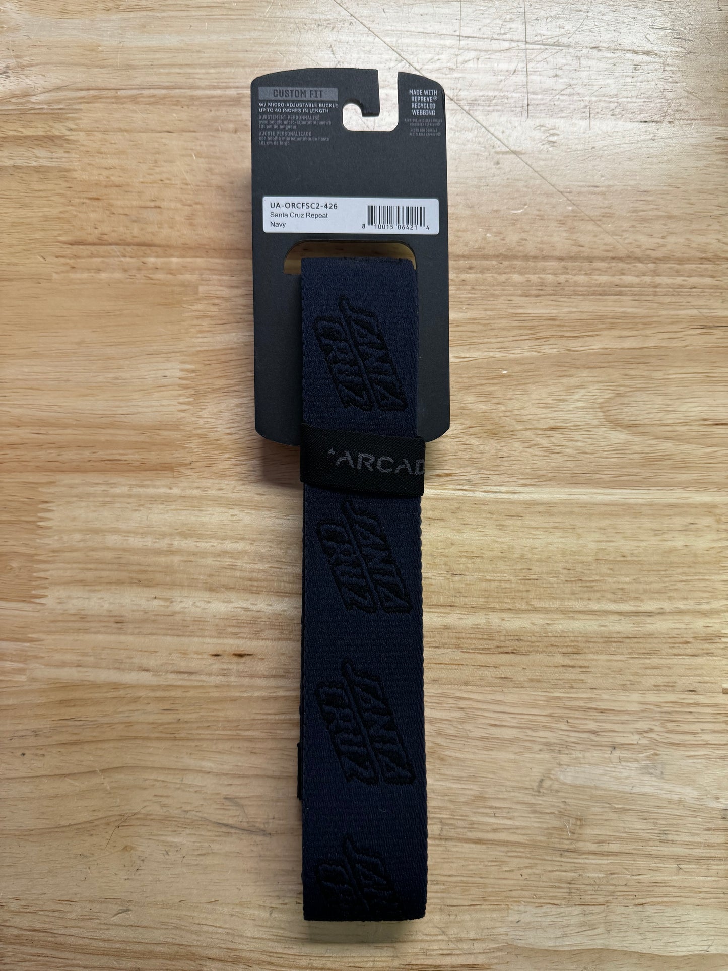 Ranger Slim Arcade Belt Midnight Black