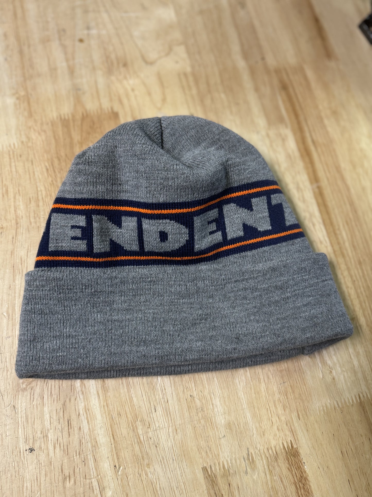 Gray Independent Logo Beanie