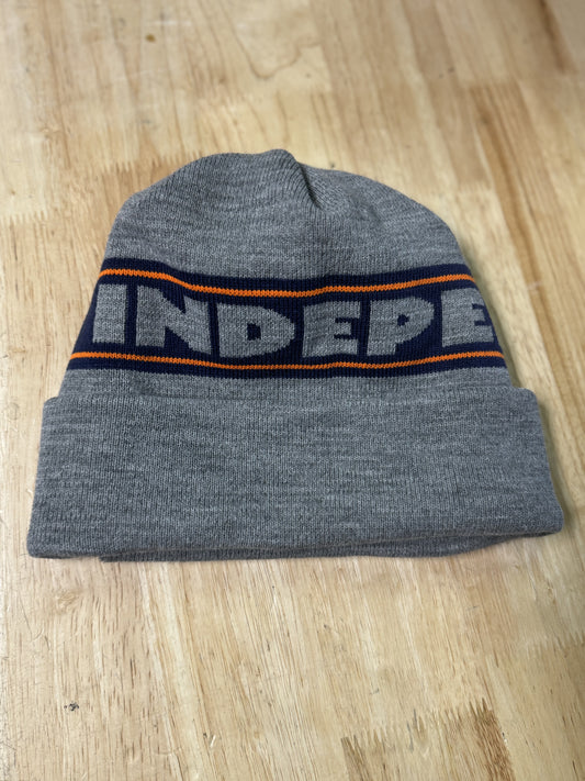 Gray Independent Logo Beanie