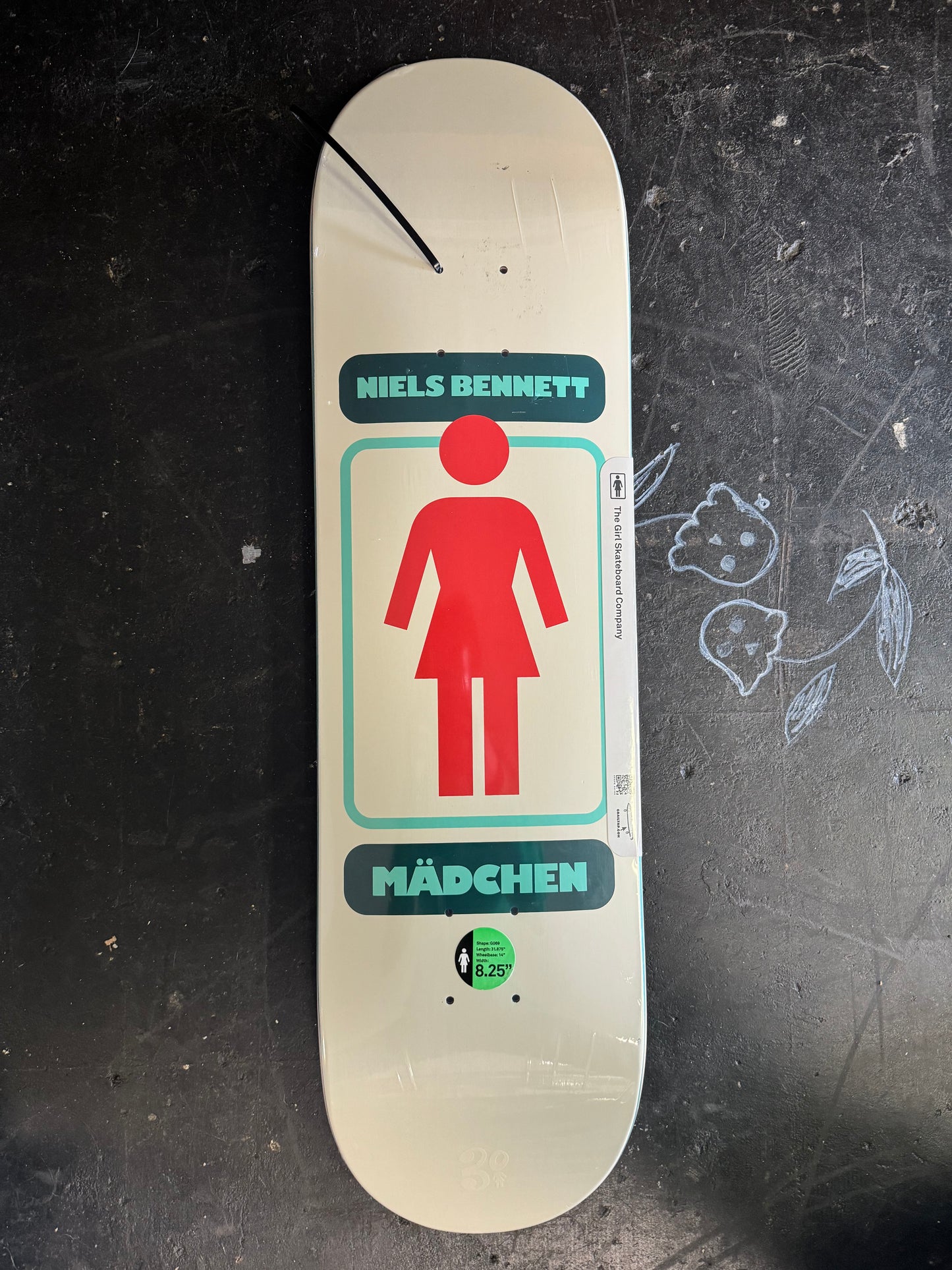 8.25 Neil Bennett Girl Skateboard Deck